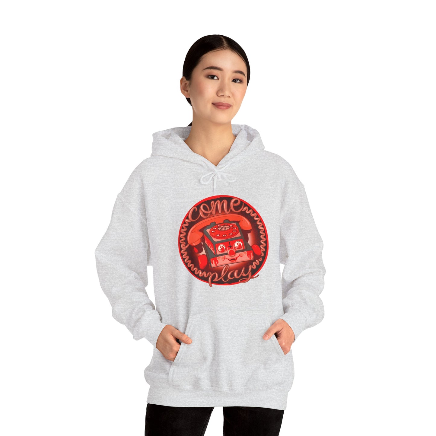 Ring Ring Unisex Heavy Blend Hooded Sweatshirt