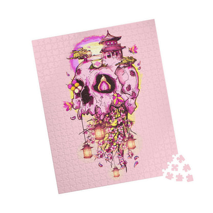 Elemental Skull Cherry Blossom Puzzle (110, 252, 500, 1014-piece)