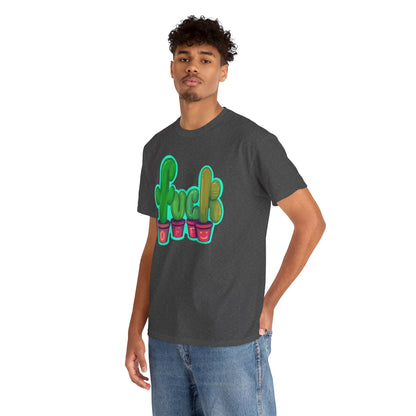 Rude Succulents Unisex Heavy Cotton Tee