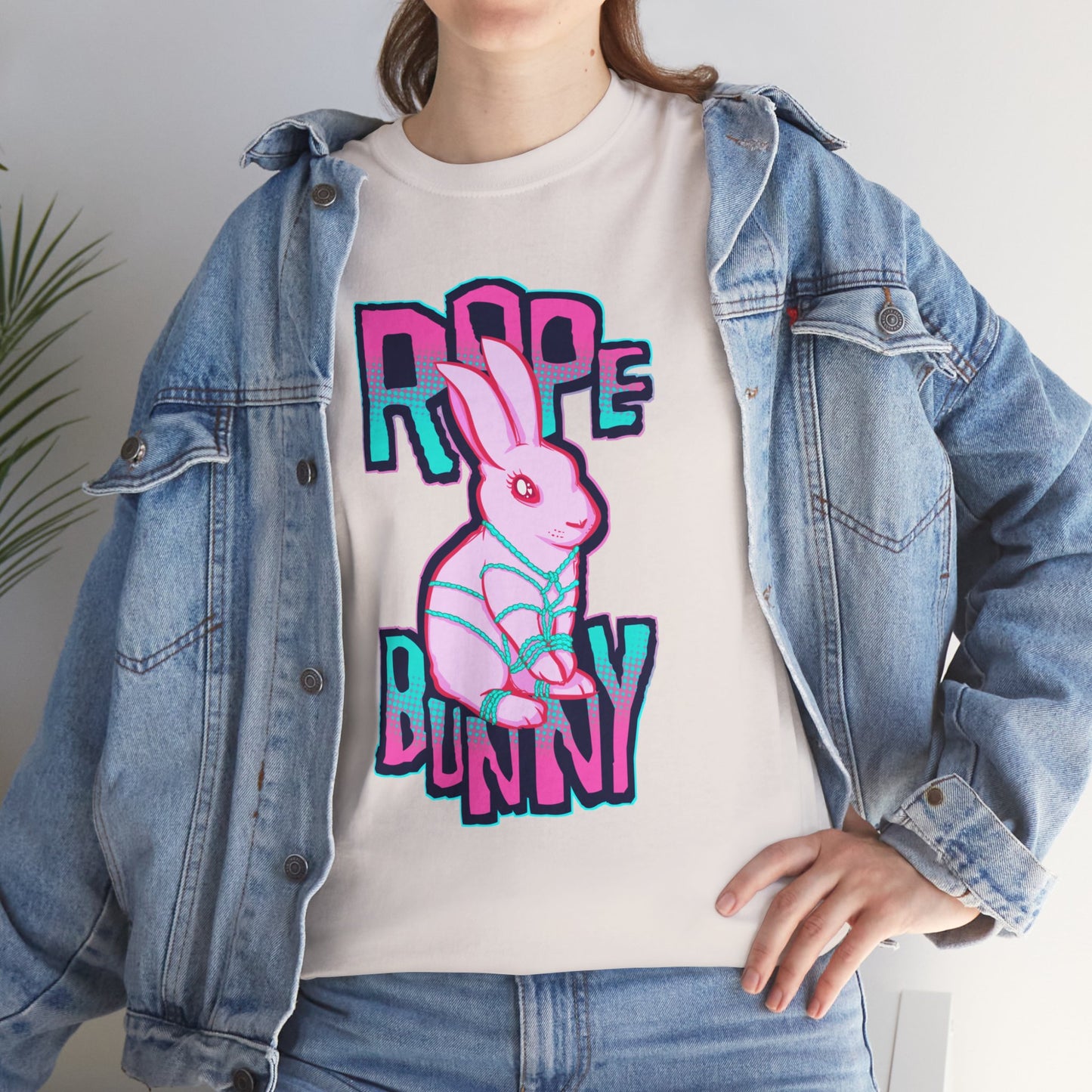 Rope Bunny Unisex Heavy Cotton Tee
