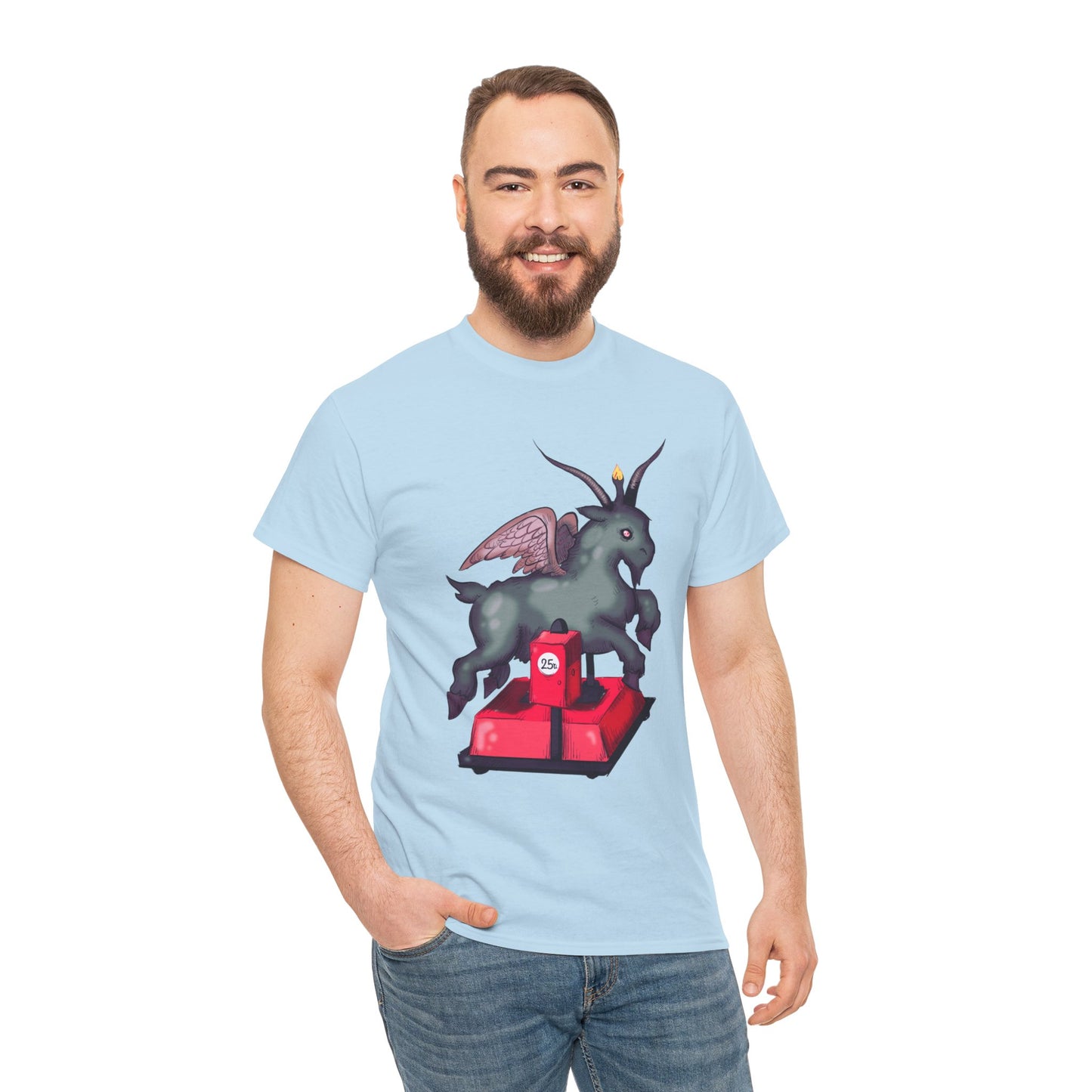 Drugstore Baphomet Unisex Heavy Cotton Tee