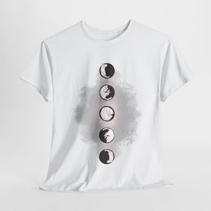 Cat Phases Unisex Heavy Cotton Tee