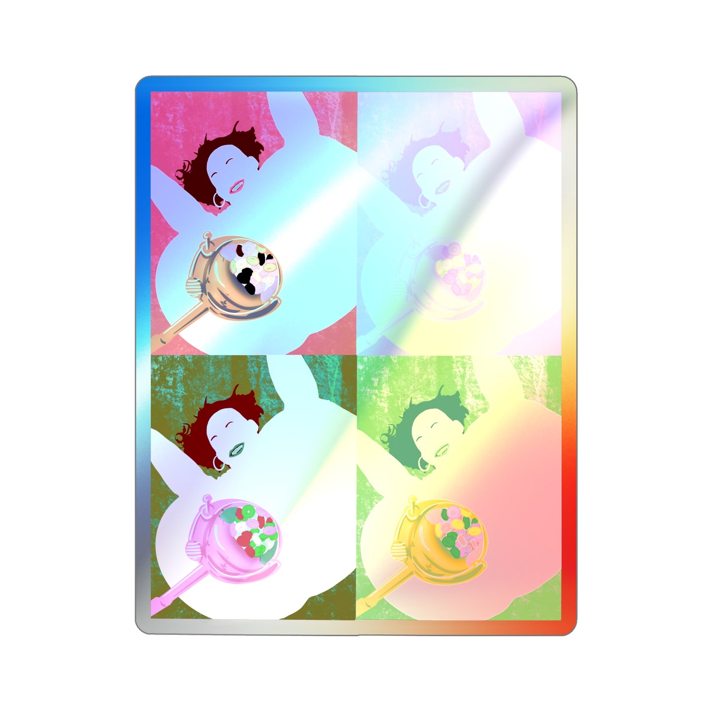 Cereal Princess Holographic Die-cut Stickers