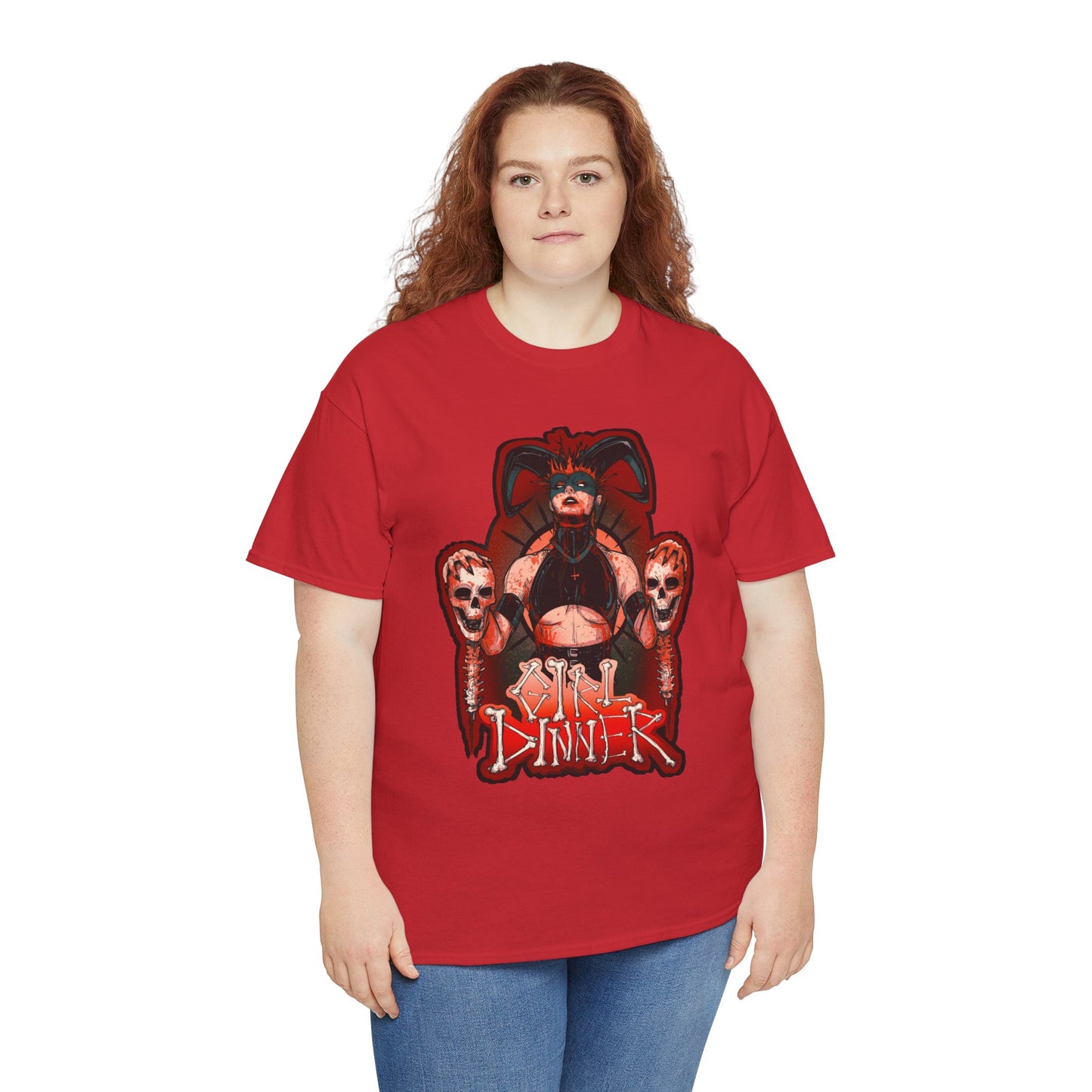 Girl Dinner Unisex Heavy Cotton Tee