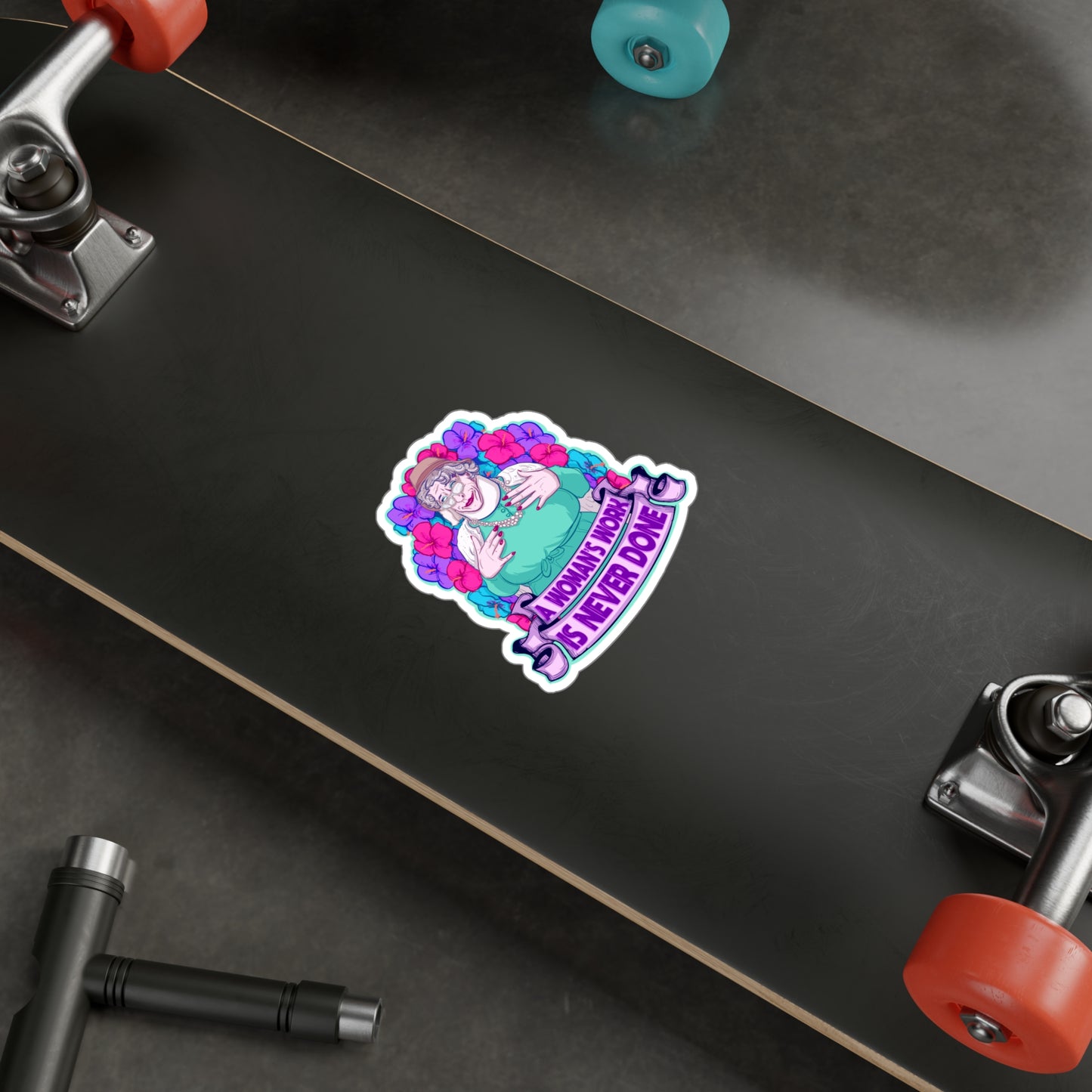 Auntie Nelda Kiss-Cut Vinyl Decal