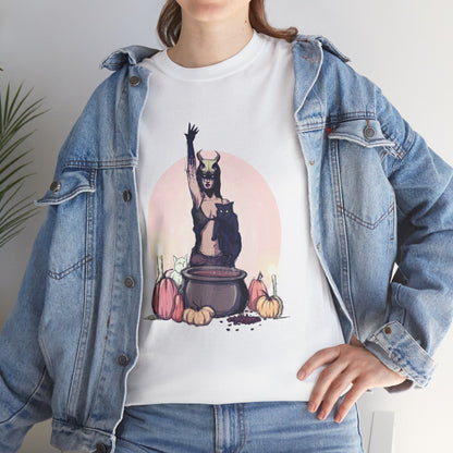 Coffee Witch Unisex Heavy Cotton Tee