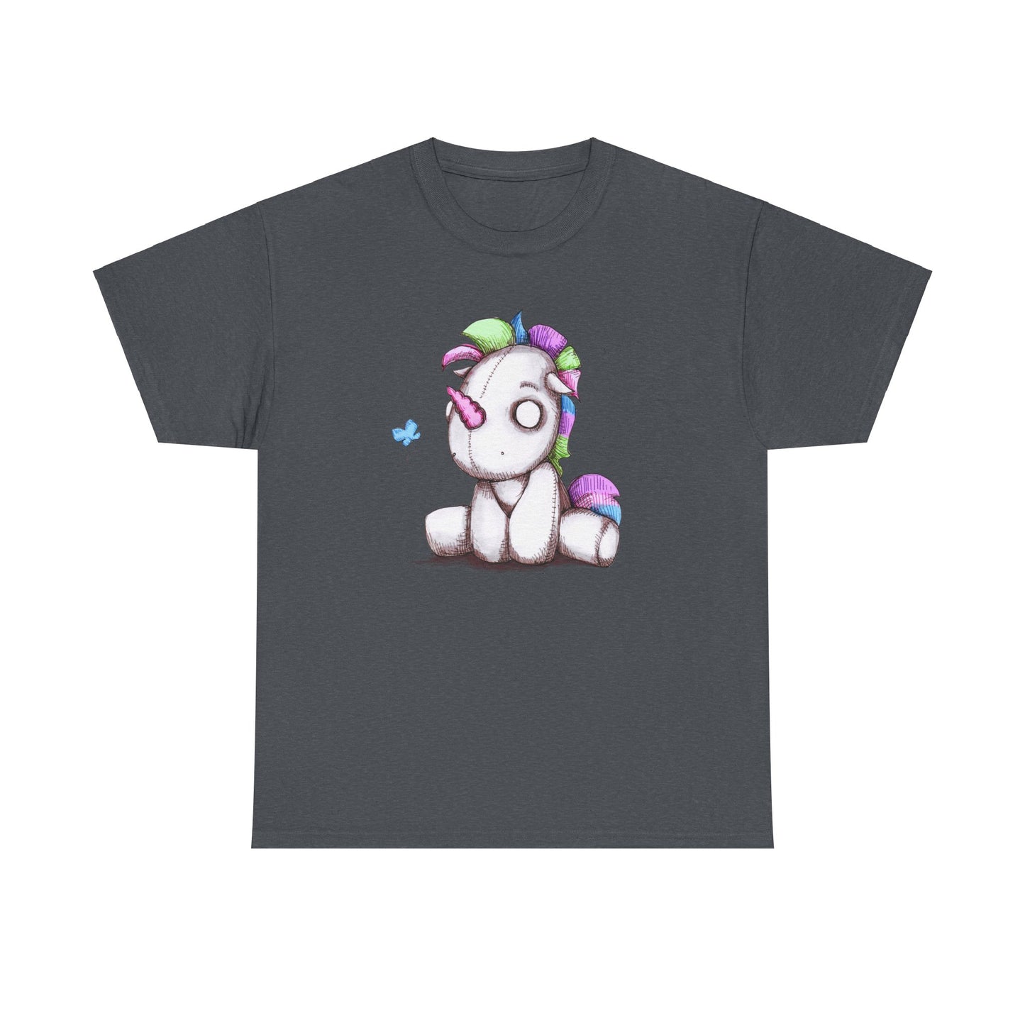 Plushie Unicorn Unisex Heavy Cotton Tee