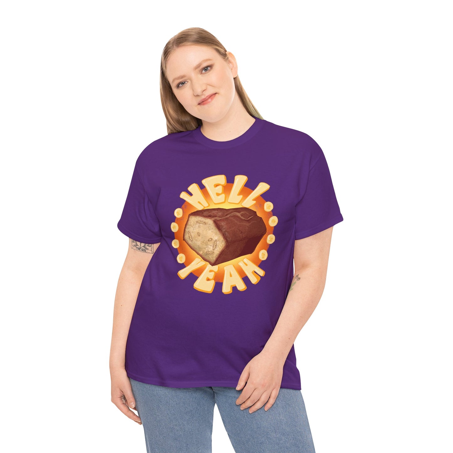 Banana Bread At Work Unisex Heavy Cotton Tee