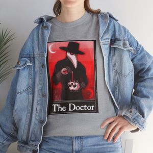 The Doctor Tarot (Front & Back Print) Unisex Heavy Cotton Tee