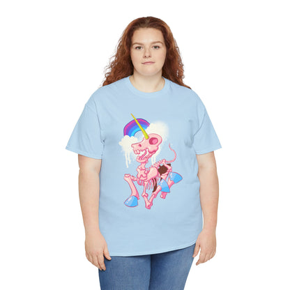 Unicorn Skeleton 2 Unisex Heavy Cotton Tee