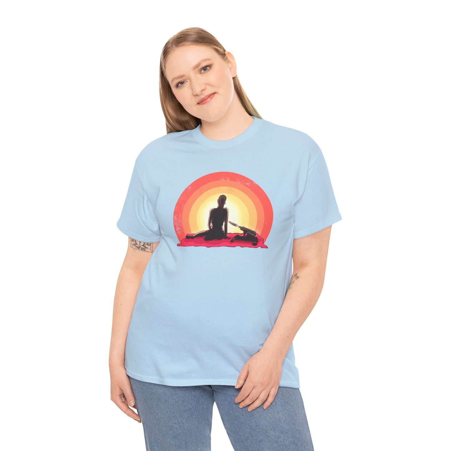 Sunset Unisex Heavy Cotton Tee
