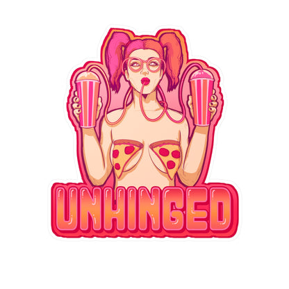 Unhinged Kiss-Cut Vinyl Decal