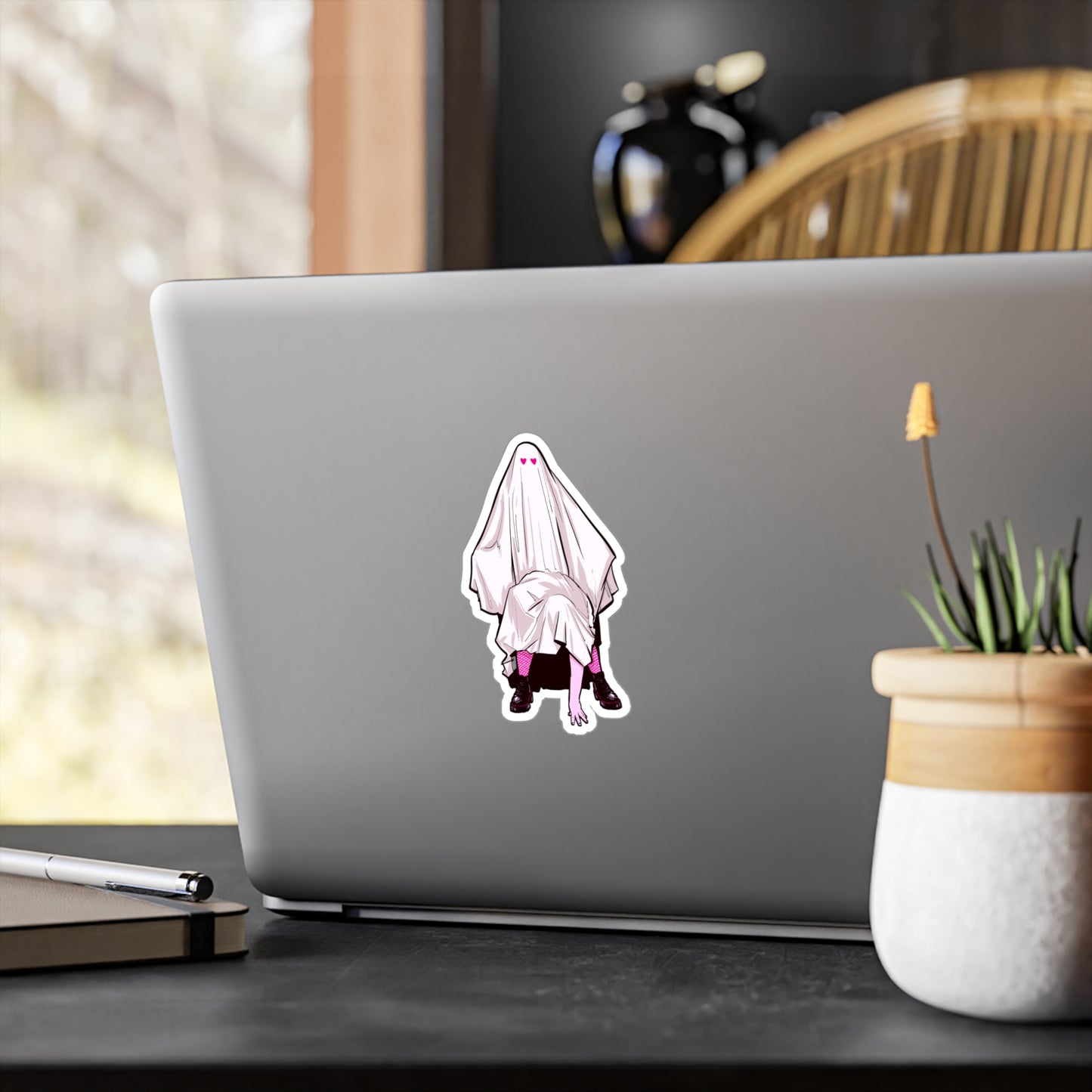 Two-Headed Ghost Kiss-Cut Vinyl Decal