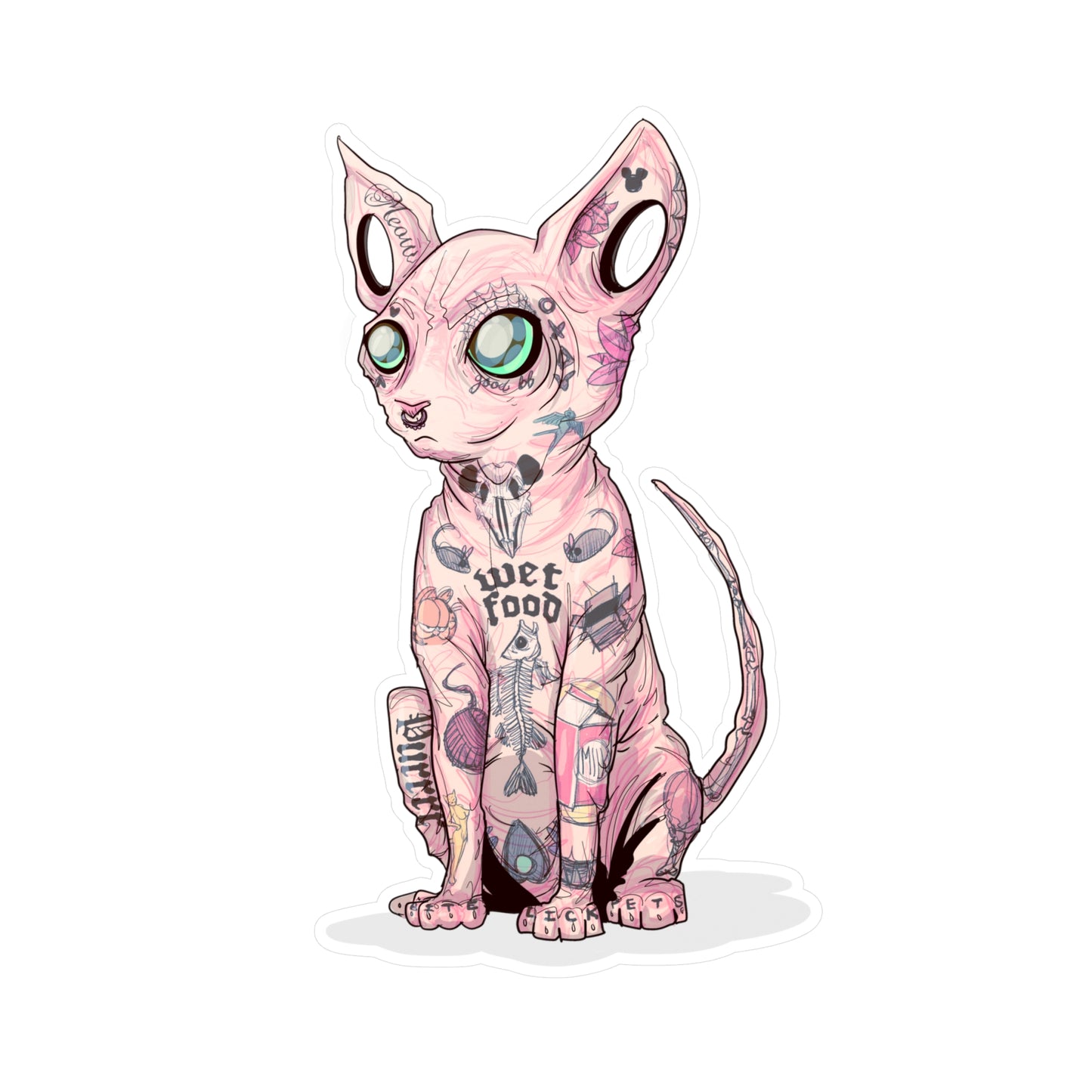 Cattoo Kiss-Cut Vinyl Decal