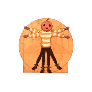 Vitruvian Halloween Kiss-Cut Vinyl Decal