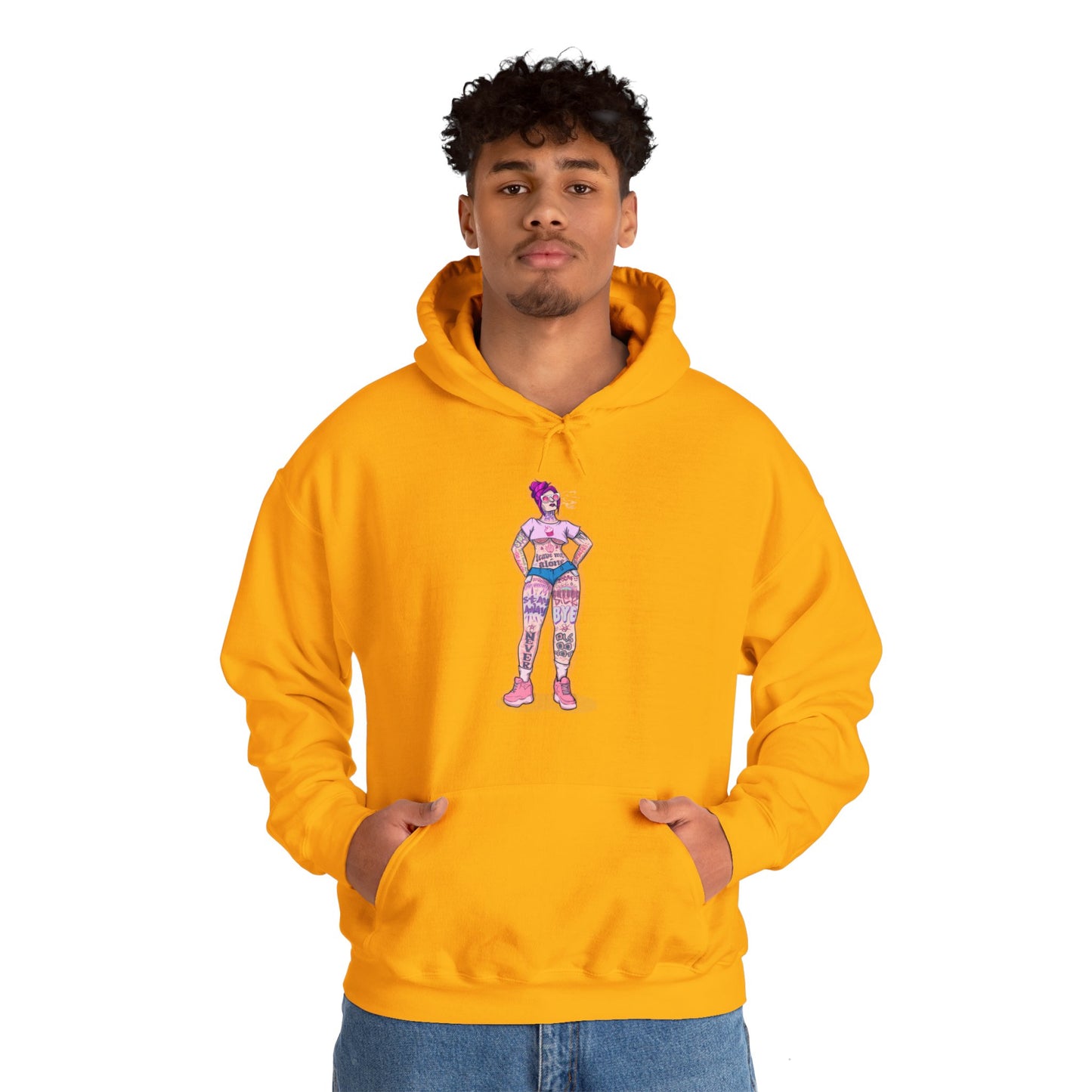 Antisocial Tattoos Unisex Heavy Blend Hooded Sweatshirt