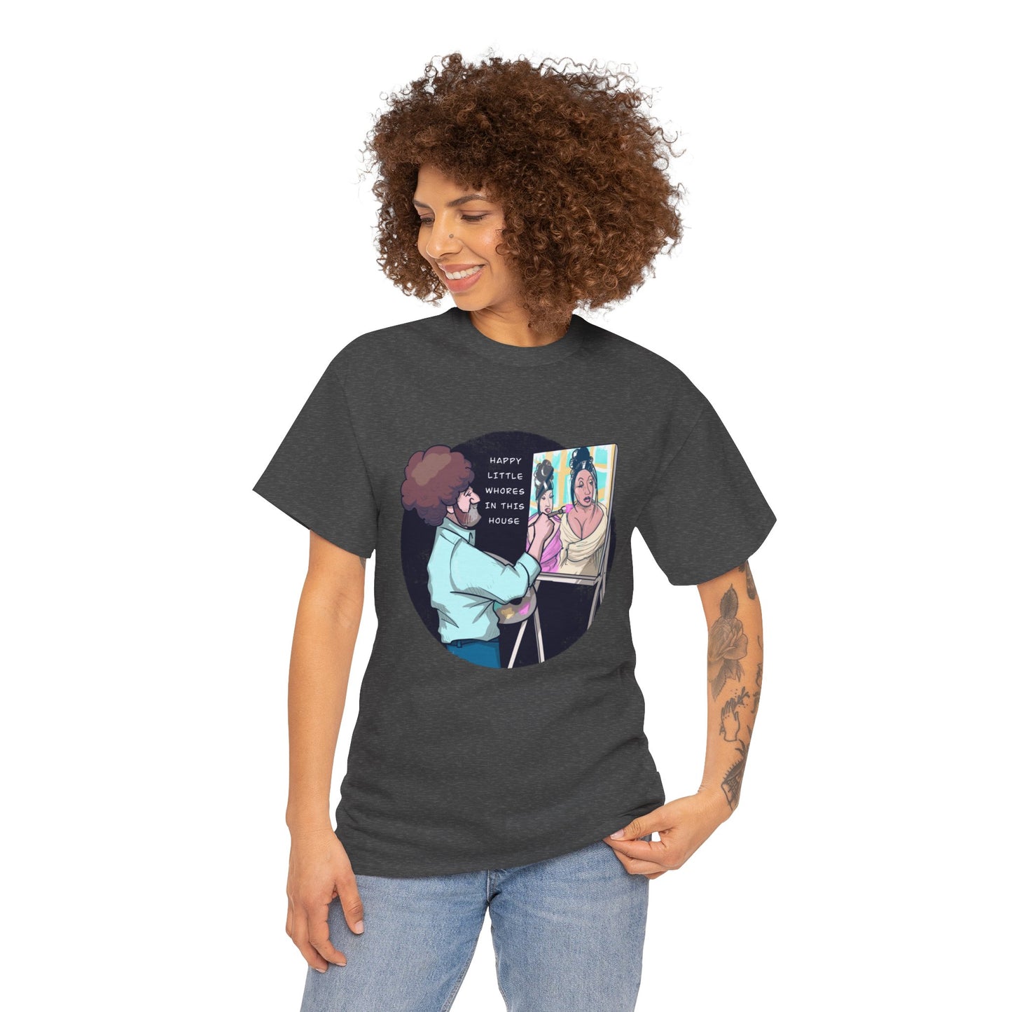 Wet Ass Paint Unisex Heavy Cotton Patreon Tee