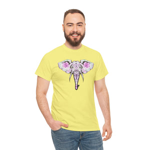 Sugar Skull Elephant Unisex Heavy Cotton Tee