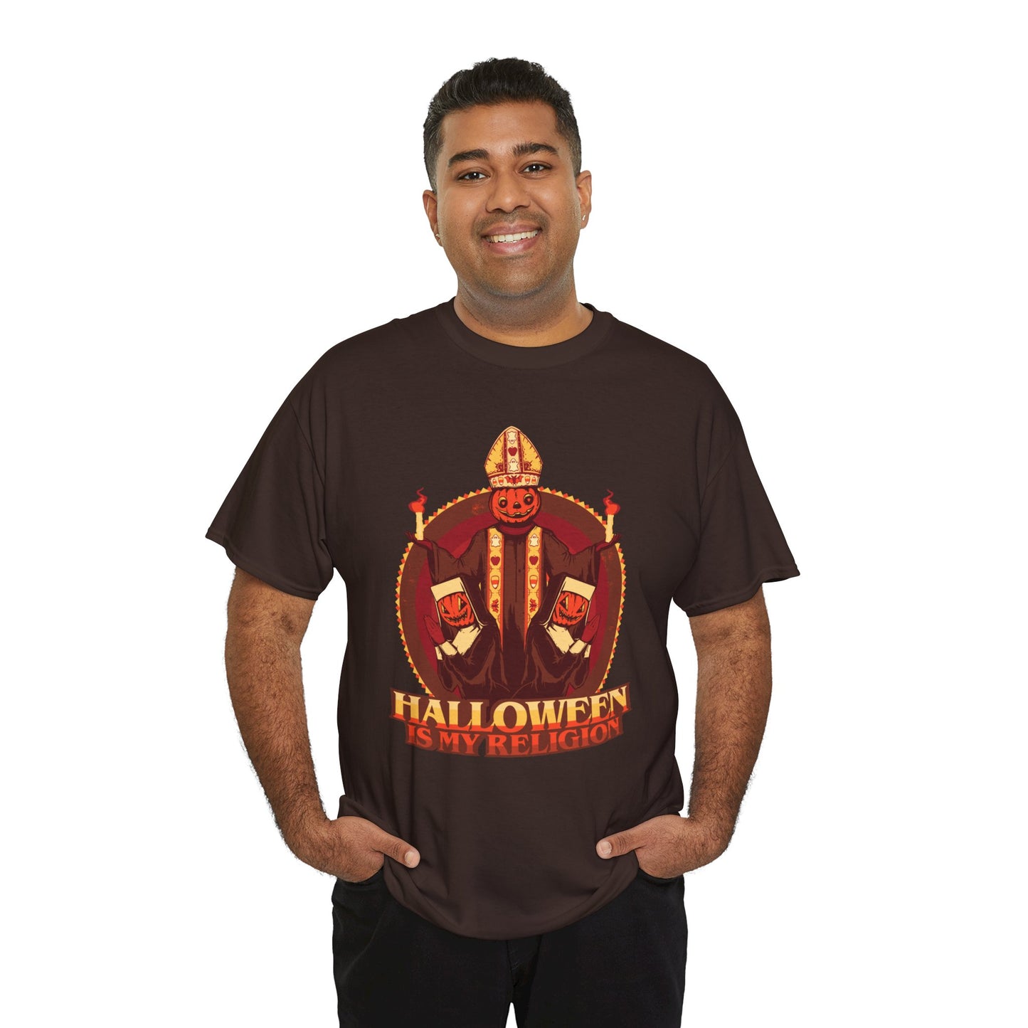 Halloween Is My Religion Unisex Heavy Cotton Tee