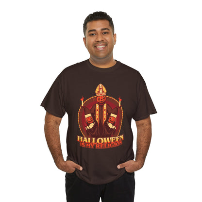 Halloween Is My Religion Unisex Heavy Cotton Tee
