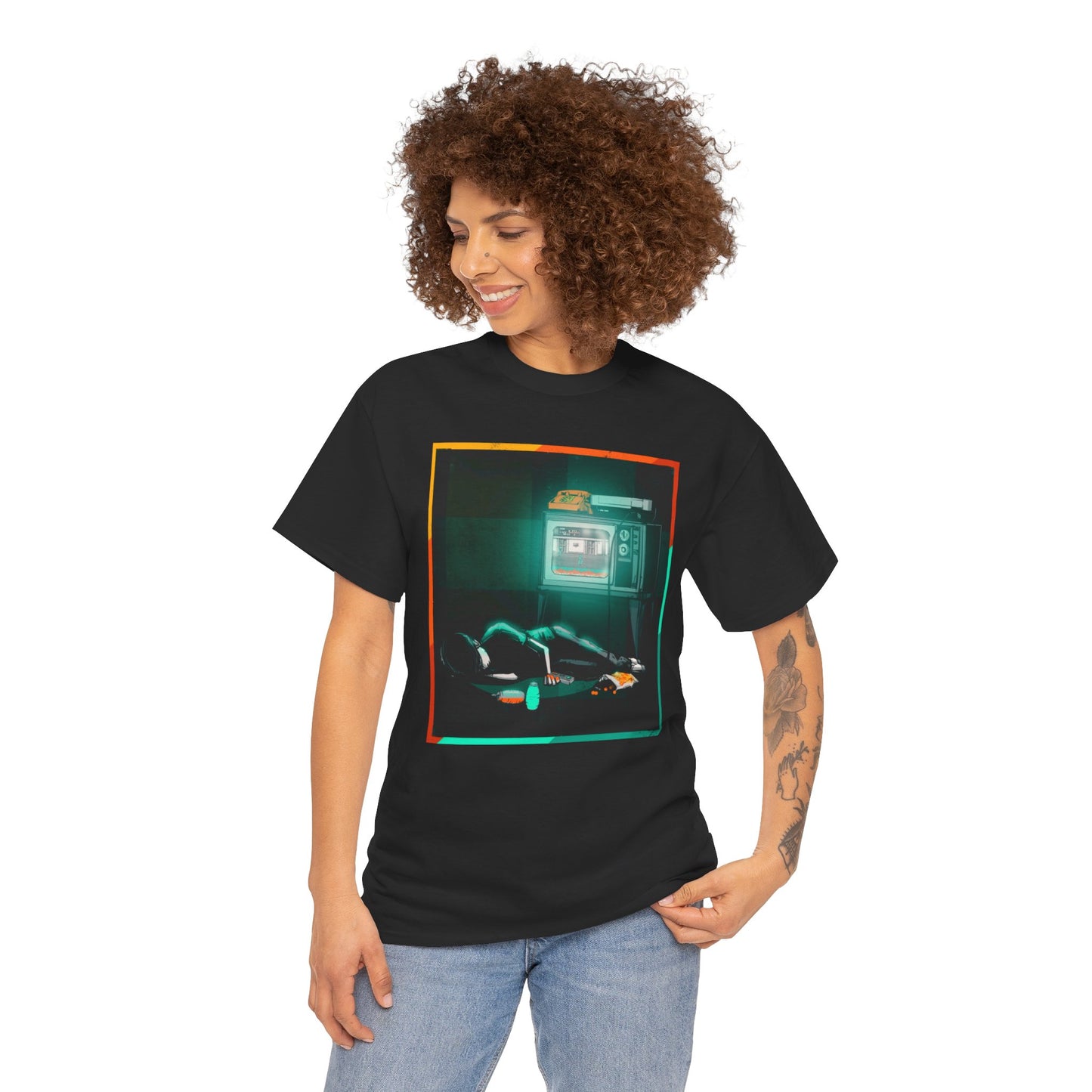 Long Night Unisex Heavy Cotton Tee
