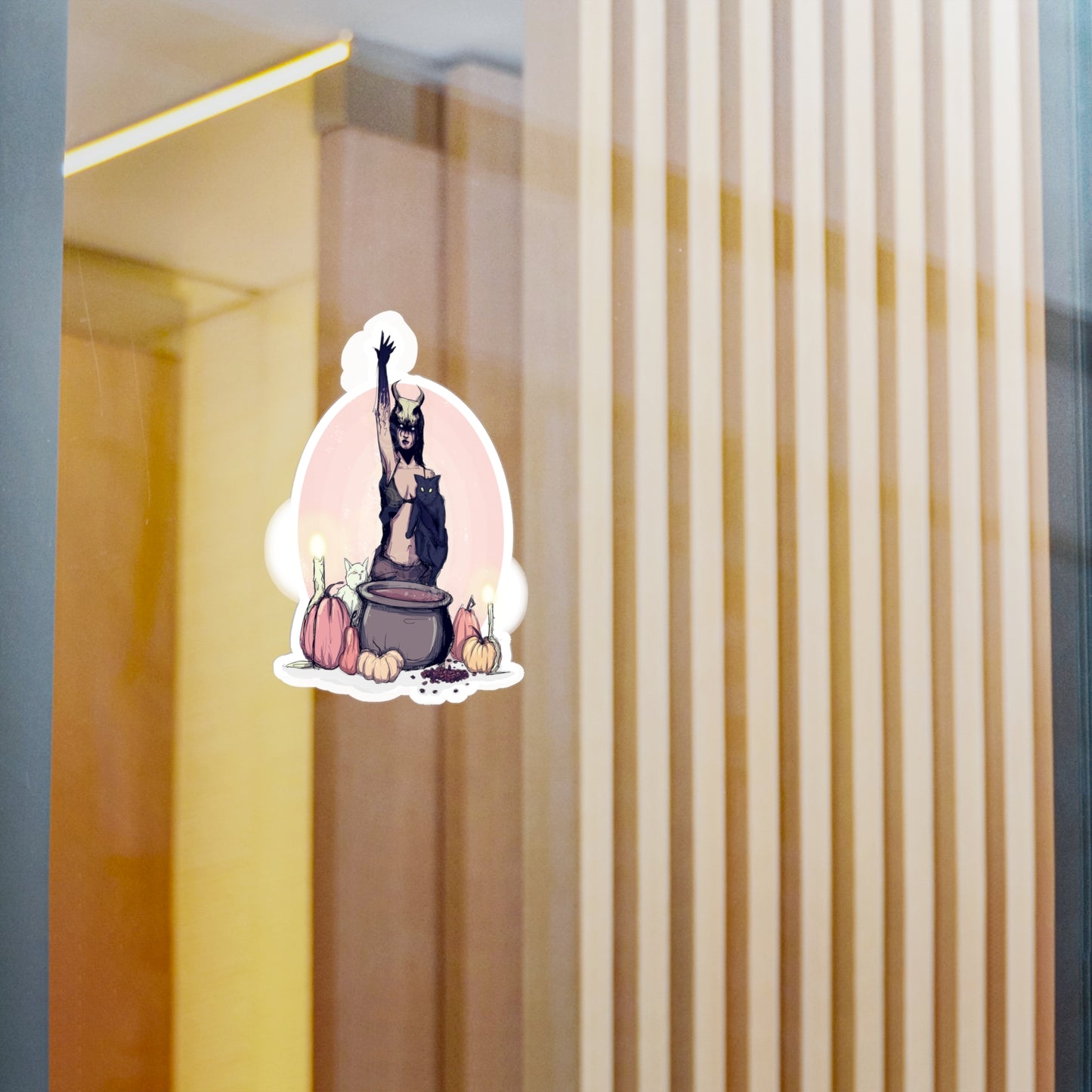 Coffee Witch Kiss-Cut Vinyl Decal