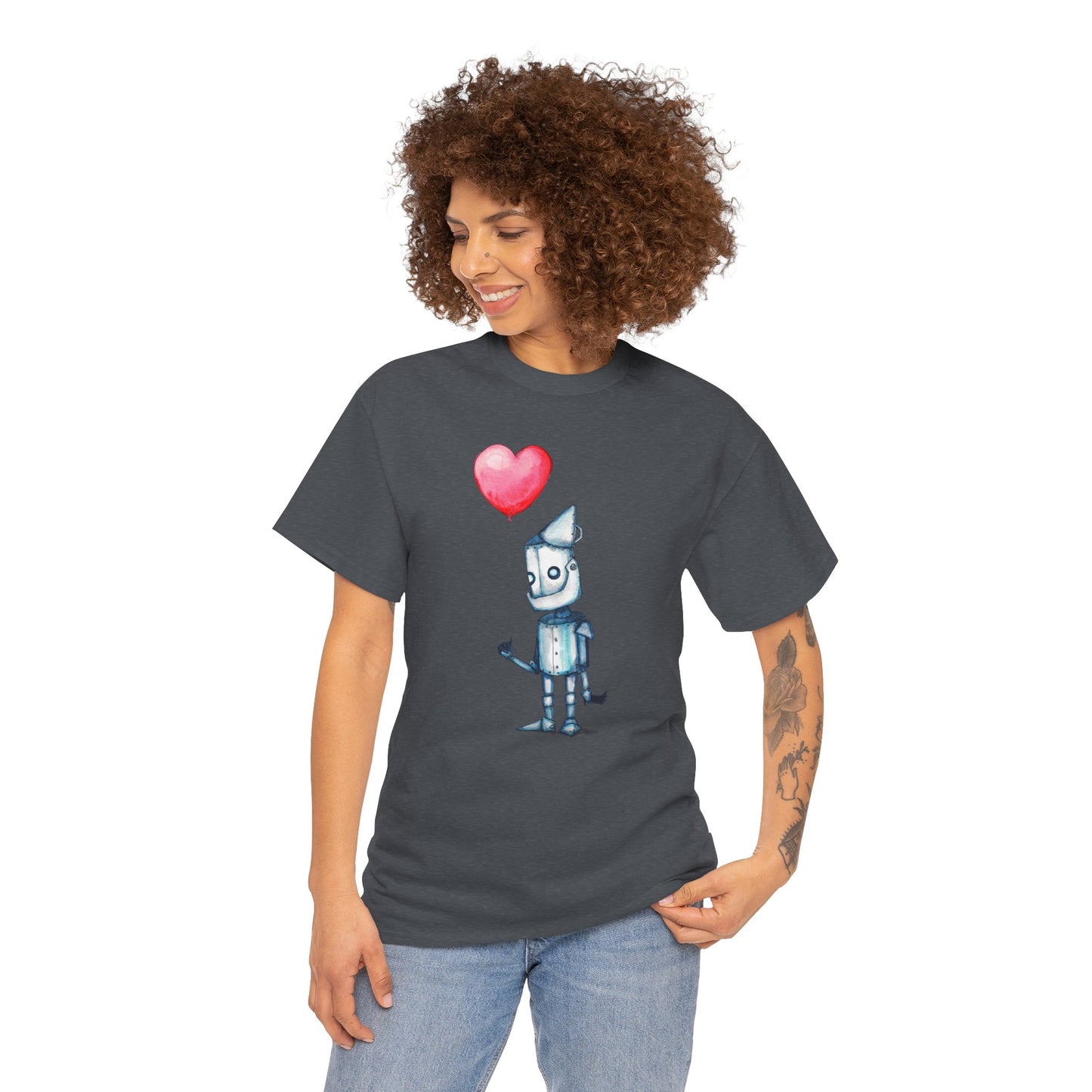 Tinman Gets A Heart Unisex Heavy Cotton Tee