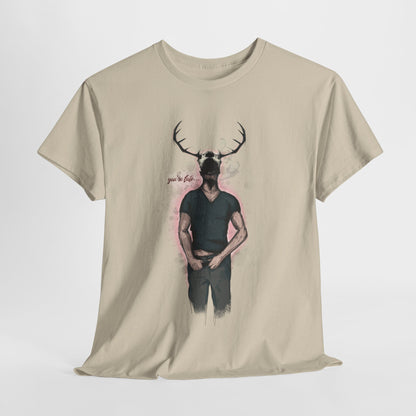 Deer Daddy Series 5: Youre Late Unisex Heavy Cotton Tee