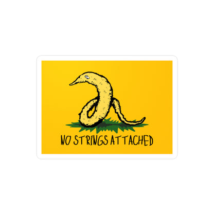 Gadsden Worm Kiss-Cut Vinyl Decal