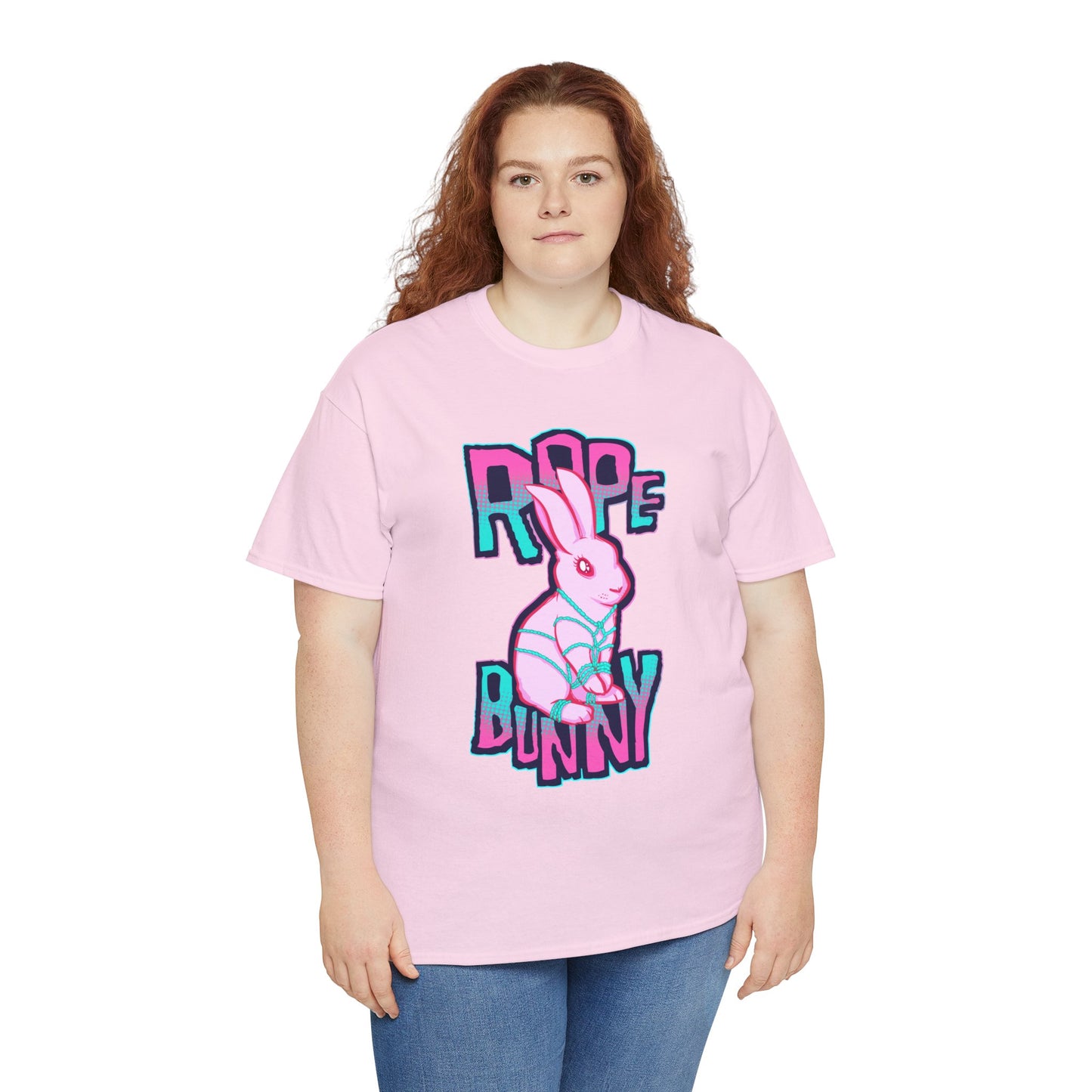 Rope Bunny Unisex Heavy Cotton Tee