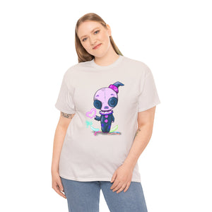 Buttons The Clown Balloons Unisex Heavy Cotton Tee