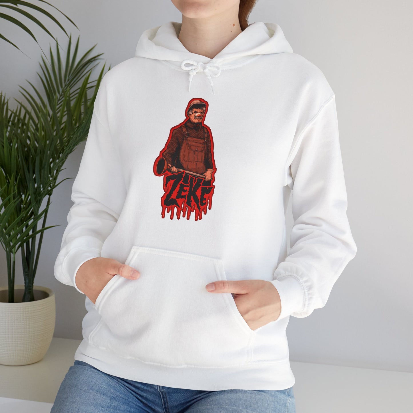 Zeke The Plumber Unisex Heavy Blend Hooded Sweatshirt