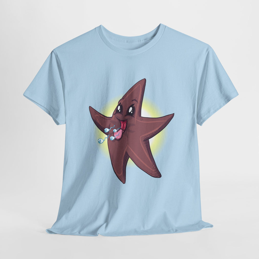 Chocolate Starfish Unisex Heavy Cotton Tee