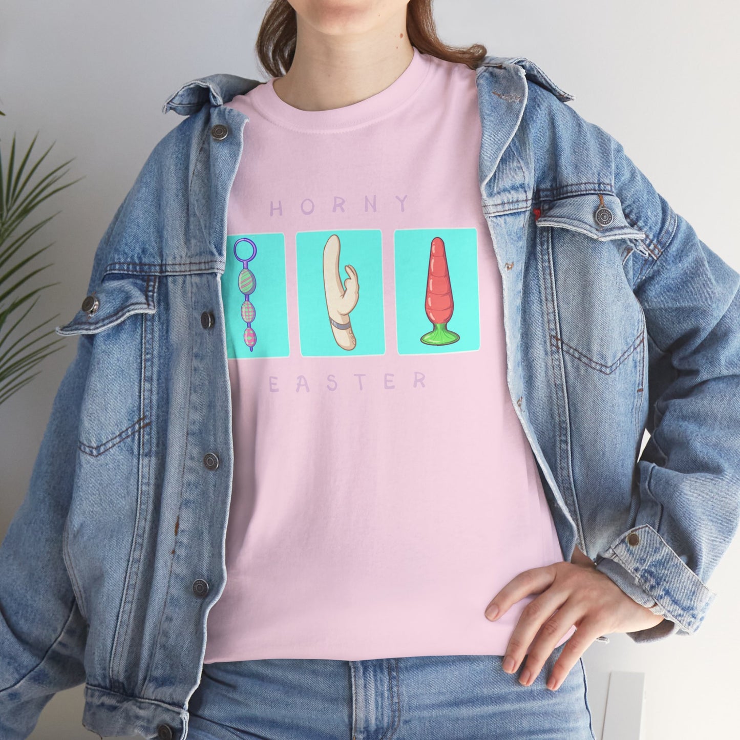 Horny Easter Unisex Heavy Cotton Tee