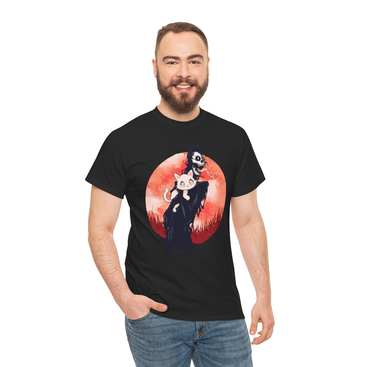 Cat Person Unisex Heavy Cotton Tee
