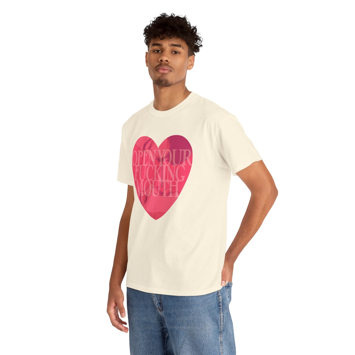 Open Your Mouth Unisex Heavy Cotton Tee