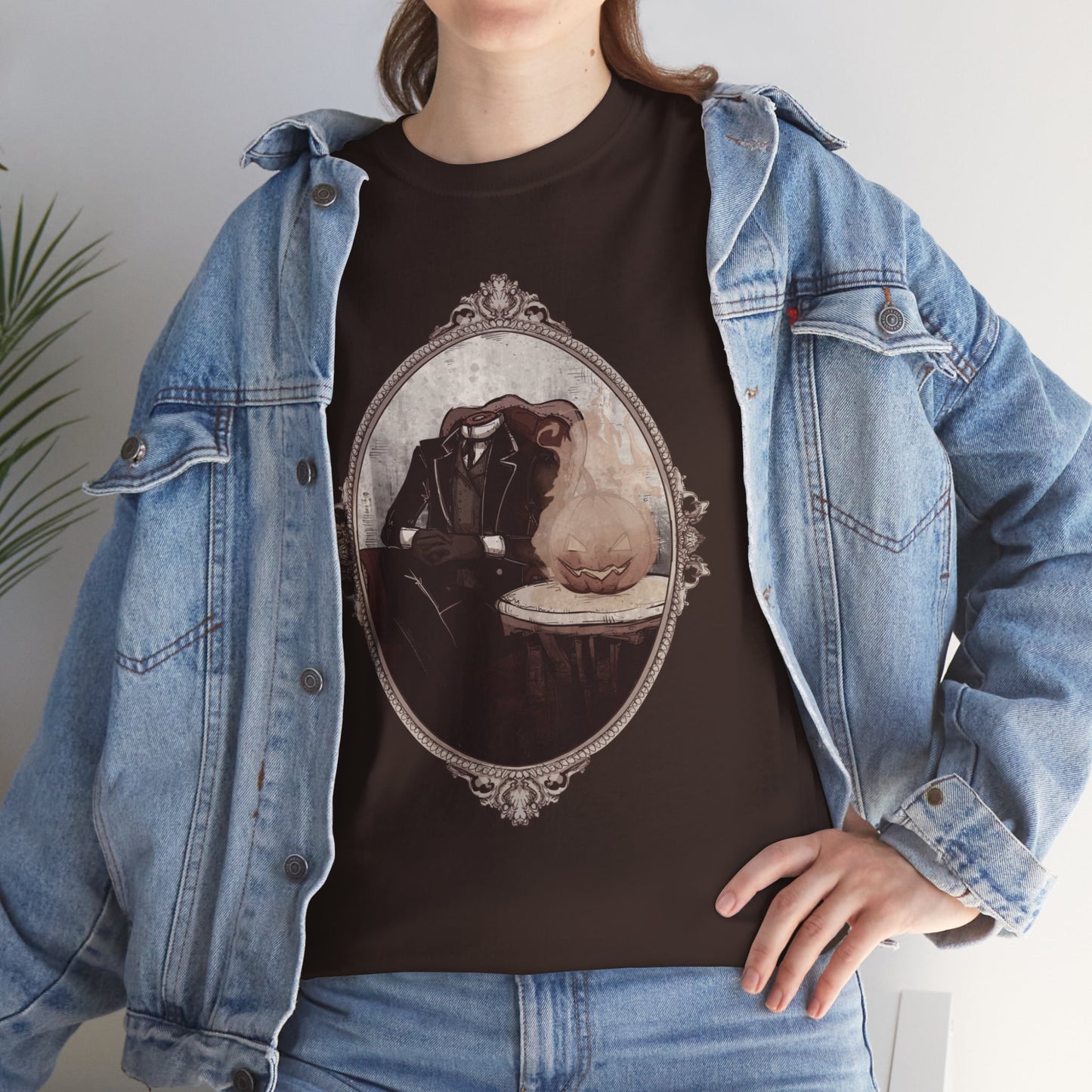Victorian Headless Horseman Unisex Heavy Cotton Tee