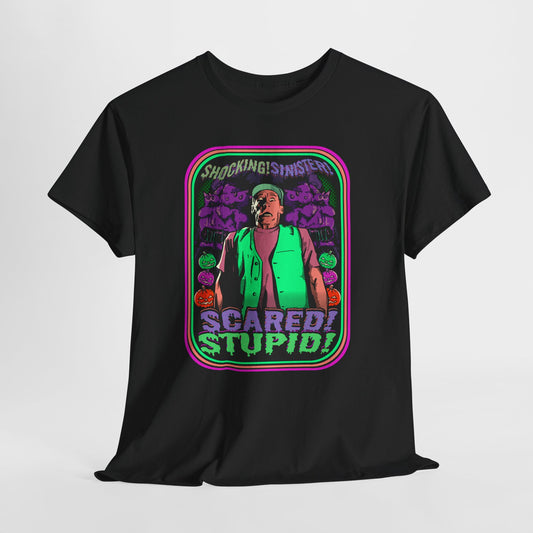 Scared & Stupid Unisex Heavy Cotton Tee