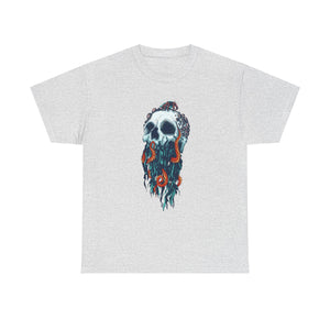 Elemental Skull Ocean Unisex Heavy Cotton Tee