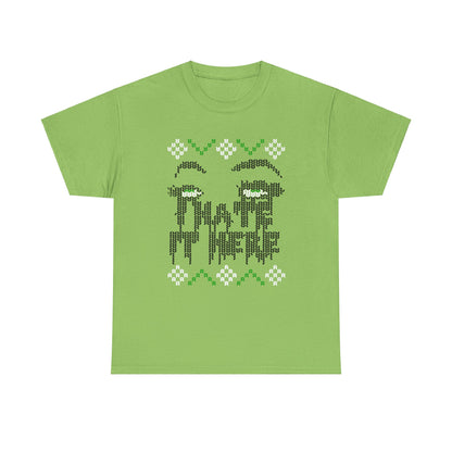 I Hate It Here Christmas Unisex Heavy Cotton Tee
