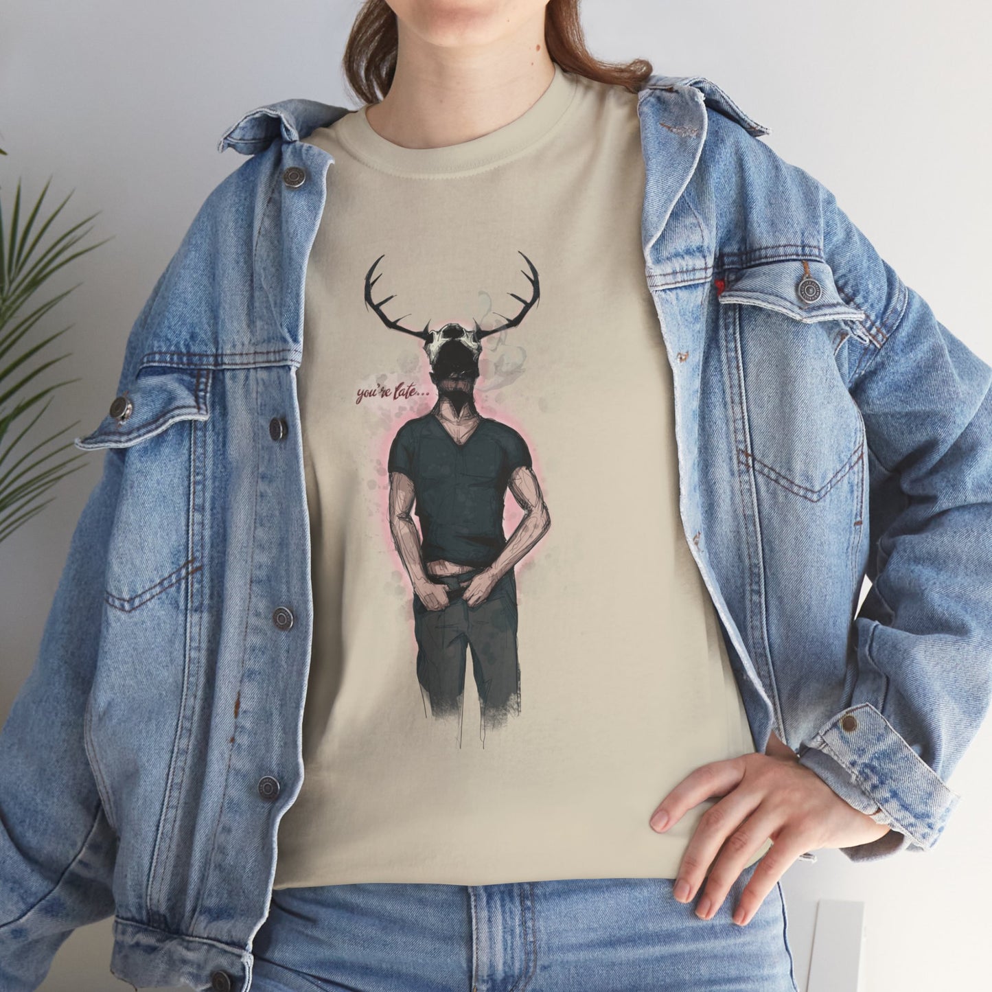 Deer Daddy Series 5: Youre Late Unisex Heavy Cotton Tee