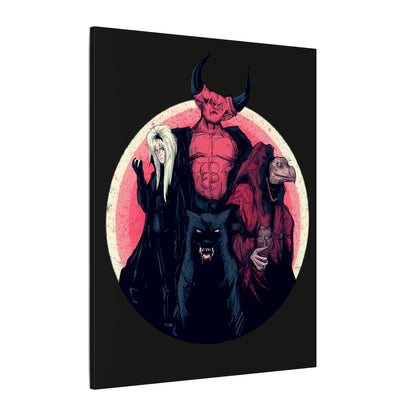 80s Nightmare Matte Canvas Stretched