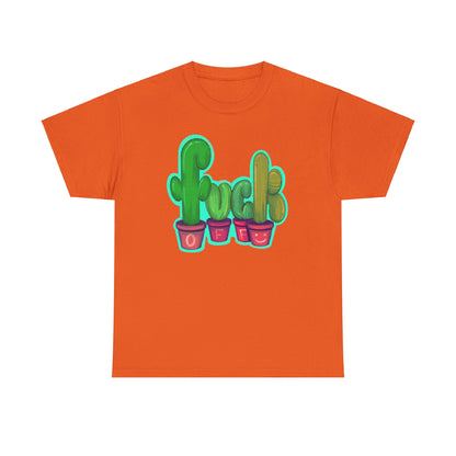 Rude Succulents Unisex Heavy Cotton Tee