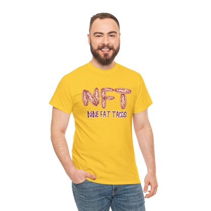 Nine Fat Tacos Unisex Heavy Cotton Tee