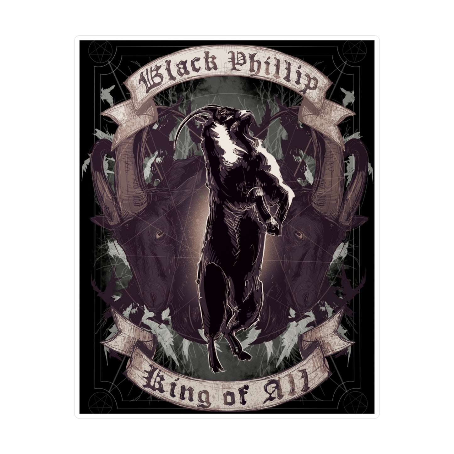 Black Philip Kiss-Cut Vinyl Decal