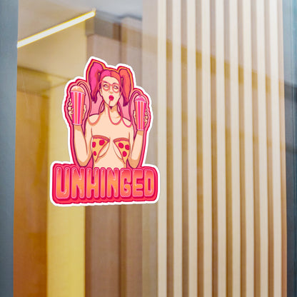 Unhinged Kiss-Cut Vinyl Decal