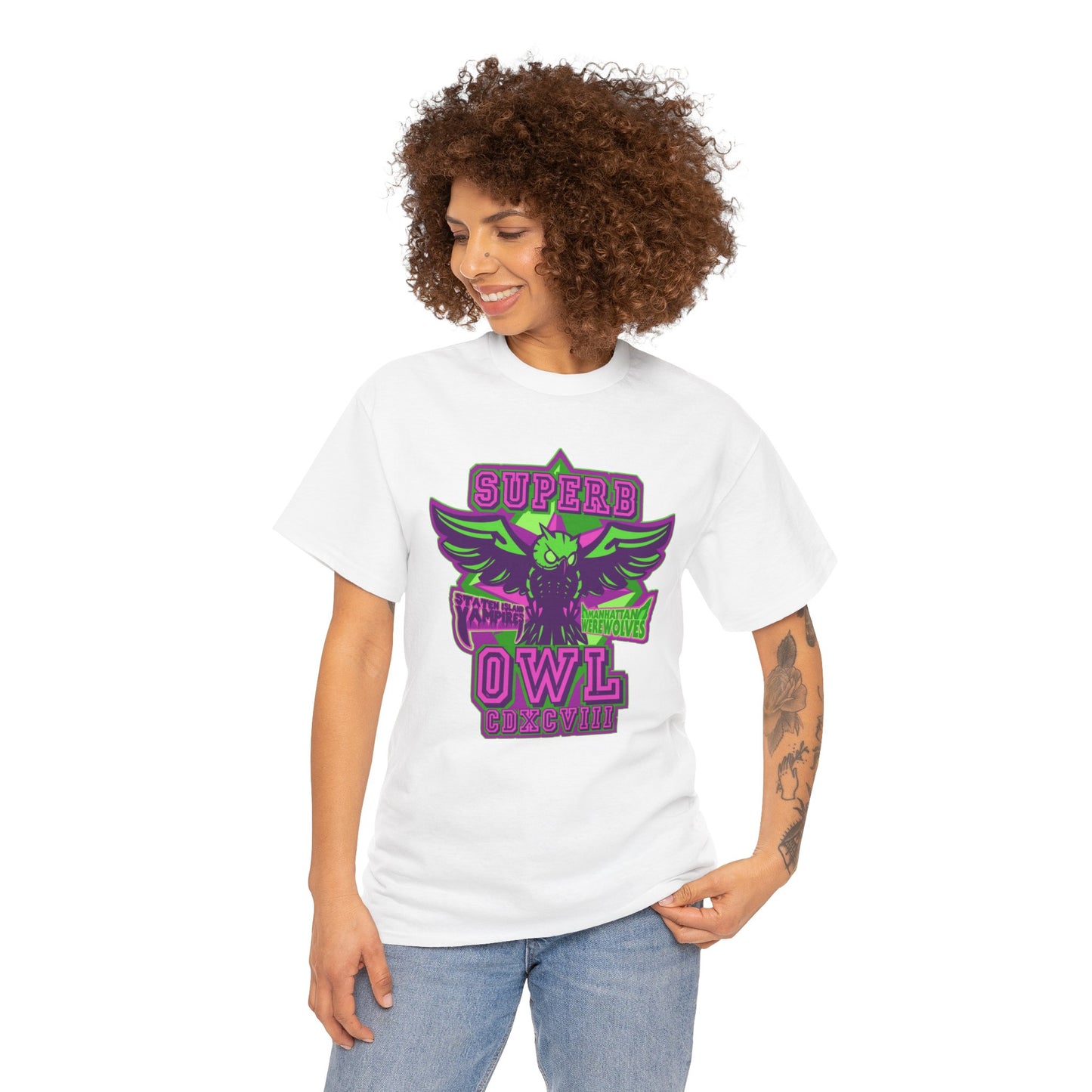 Superb Owl Unisex Heavy Cotton Tee