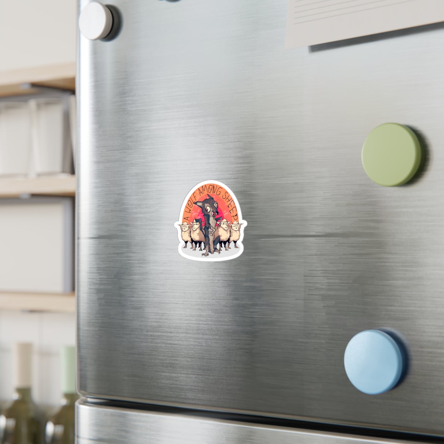 A Wolf Among Sheep Kiss-Cut Vinyl Decal
