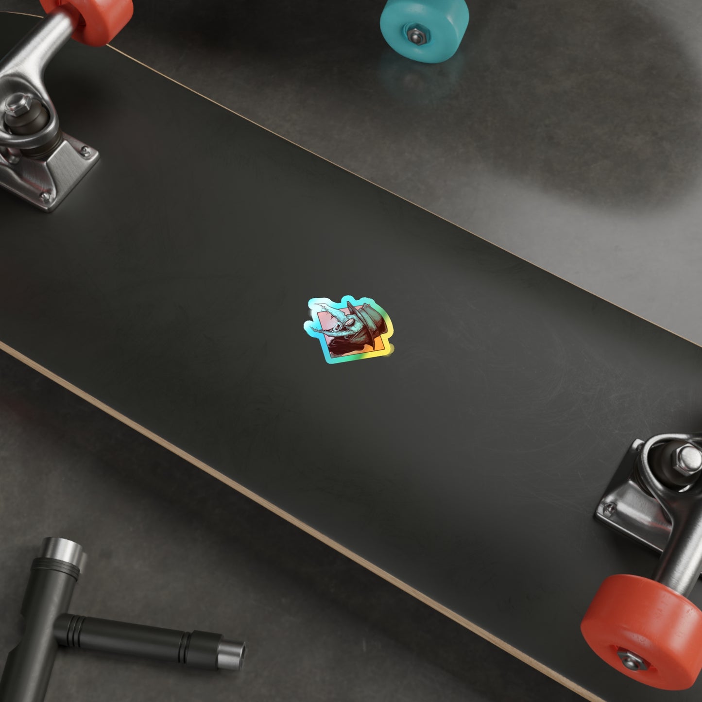 Sick & Tired Holographic Die-cut Stickers