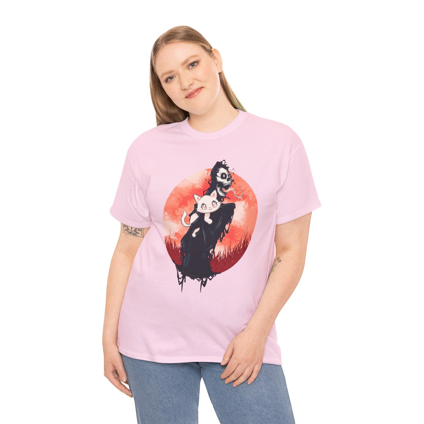 Cat Person Unisex Heavy Cotton Tee
